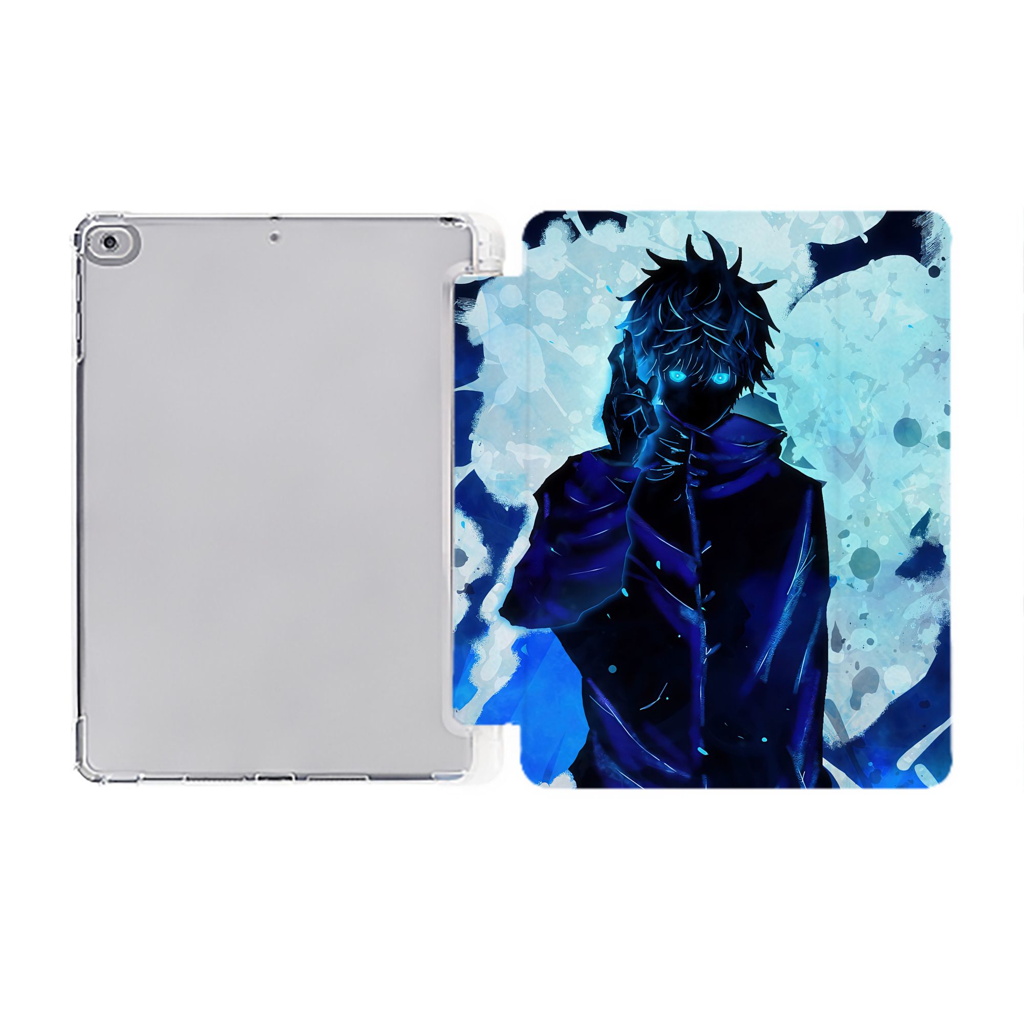 （画像用） SPY×FAMILY间谍家家酒 IPad ケース ペン収納付き 三つ折りスタンド PUレザー×シリコン 対応機種9.5/10.5/10.9インチ